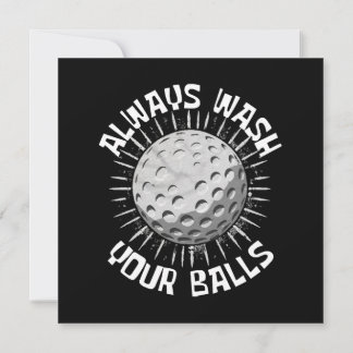 ゴルおもしろいフ 招待状