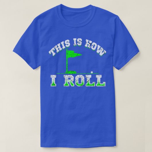 ゴルおもしろいフ Tシャツ (デザイン正面)