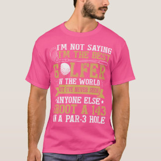 ゴルおもしろいフ Tシャツ
