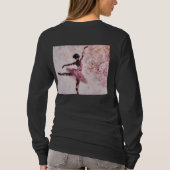 ゴルの雨の通り桜 Tシャツ (裏面)