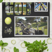 ゴルインスパイアフで キッチンタオル (折り畳み)