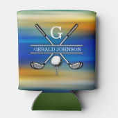 ゴルエレガントカスタマイズフモノグラムデザイン 缶クーラー (裏面)