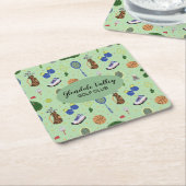 ゴルカスタマイズフテーマ スクエアペーパーコースター (アングル)