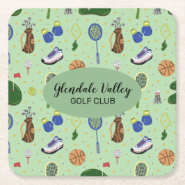 ゴルカスタマイズフテーマ スクエアペーパーコースター