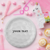 ゴルカスタマイズフボールプレート ペーパープレート (パーティー)