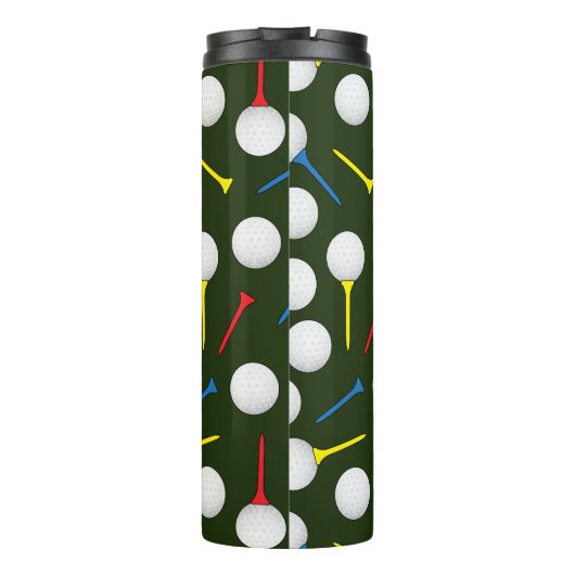 ゴルカラフルフパターン（の模様が）あるモノグラム タンブラー (裏面)