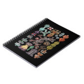 ゴルゴカラフルニドシーコーラルとスポンジ ノートブック (左側)