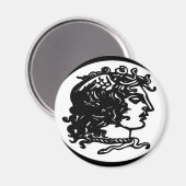 ゴルゴン/メドゥサ マグネット (正面/裏面)