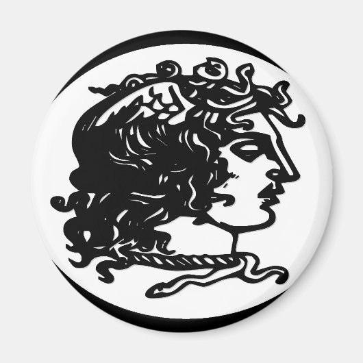 ゴルゴン/メドゥサ マグネット (正面)