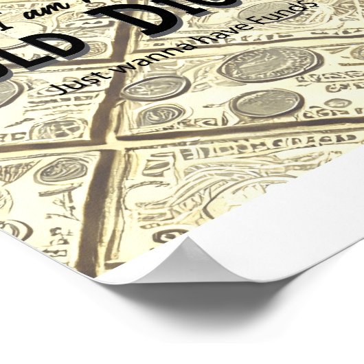 ゴルダディガー引用文ポスター ポスター (角)