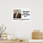 ゴルダミール私は時計の引用文を管理しなければならない ポスター (キッチン)