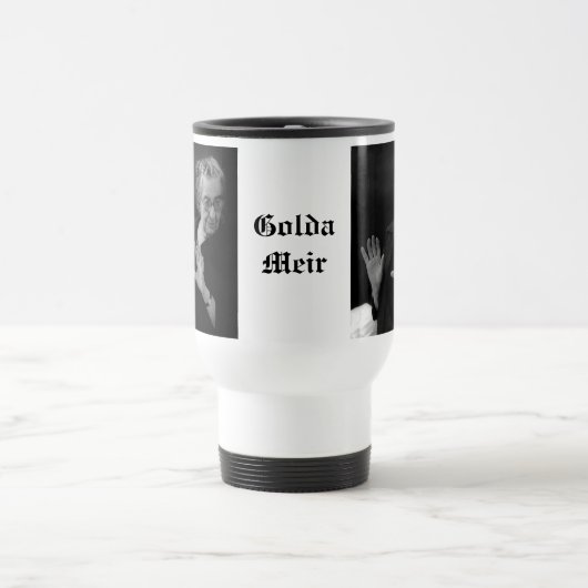 ゴルダ・メイア、イスラエルの総理大臣 トラベルマグ (中央)