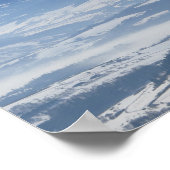 ゴルチェからのタトラの冬の景色 ポスター (角)