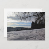 ゴルチェ山脈の冬 ポストカード (正面/裏面)