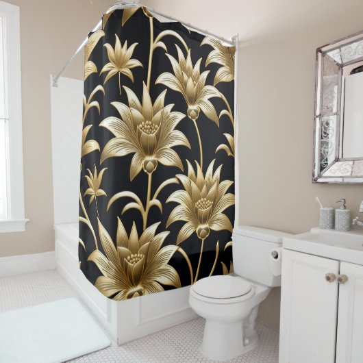 ゴルディッシュ開花 シャワーカーテン (インサイチュ)