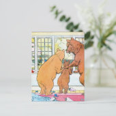 『ゴルディロックと三頭の熊』 ポストカード (スタンド正面)