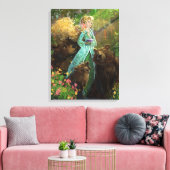 ゴルディロックスと三頭のクマ キャンバスプリント (インサイチュ (リビング))