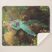 ゴルディロックスと三頭のクマ シェルパブランケット (正面(横))