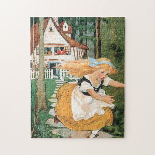 ゴルディロックスと三頭のクマ ジグソーパズル (縦)