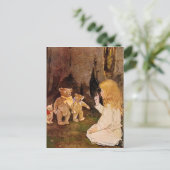 『ゴルディロックスと三頭のクマ』 ポストカード (スタンド正面)