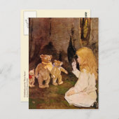 『ゴルディロックスと三頭のクマ』 ポストカード (正面/裏面)