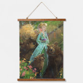 ゴルディロックスと三頭のクマ 吊り下げ型タペストリー (正面)