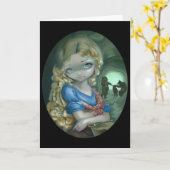 「ゴルディロックスのポートレート」グリーティングカード カード (黄色い花)