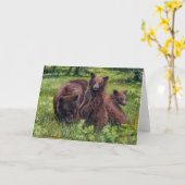 「ゴルディロックスはどこだ？」 カード (黄色い花)