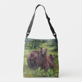 「ゴルディロックスはどこだ?」 クロスボディバッグ (裏面)