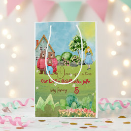 ゴルディロック誕生日ラージギフト ミディアムペーパーバッグ