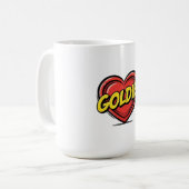 ゴルディーを愛して コーヒーマグカップ (正面左)