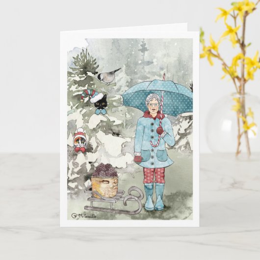 ゴルディ2019 カード (黄色い花)