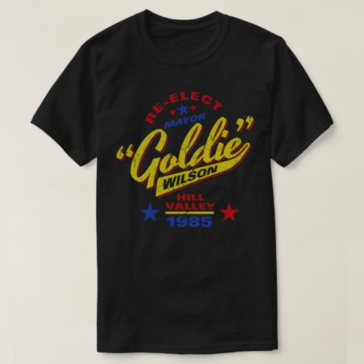ゴルディ・ウィルソン市長再選 Tシャツ (デザイン正面)