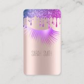 ゴルデスタイリッシュバラグリッタードリップスまつげ 名刺 (正面)