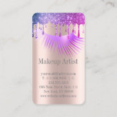 ゴルデスタイリッシュバラグリッタードリップスまつげ 名刺 (裏面)