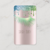 ゴルデスタイリッシュバラグリッタードリップスまつげ 名刺 (正面)