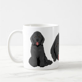 ゴルデンドゥードル犬ミックス コーヒーマグ コーヒーマグカップ