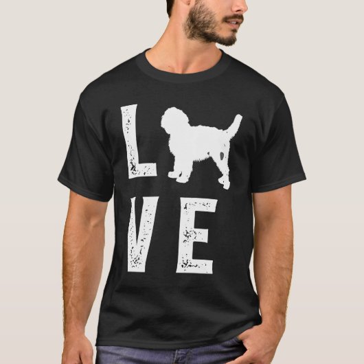 ゴルデンドゥードル ラブ Tシャツ (正面)