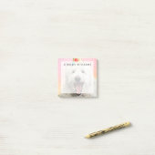 ゴルデンドルとパーティーハット ポストイット (デスク上)