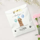 ゴルデンドルサンキュードッグトリートパーティーの好意バッグ フェイバーバッグ (封をした状態)