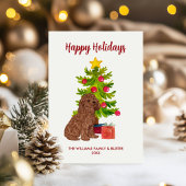 ゴルデンドルドッグファミリークリスマス シーズンカード