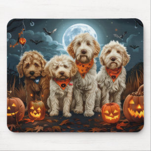 ゴルデンドルハロウィン不気味 マウスパッド