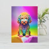 ゴルデンドルパピーチャイルドバースデーパーティー 招待状 (スタンド正面)