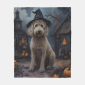 ゴルデンドルパンプキンズハロウィーン怖 フリースブランケット (正面)