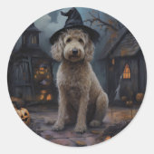ゴルデンドルパンプキンズハロウィーン怖 ラウンドシール (正面)