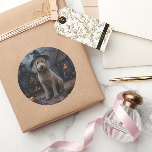 ゴルデンドルパンプキンズハロウィーン怖 ラウンドシール (ギフト)