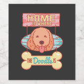 ゴルデンドル犬 ワインラベル (シングルラベル)