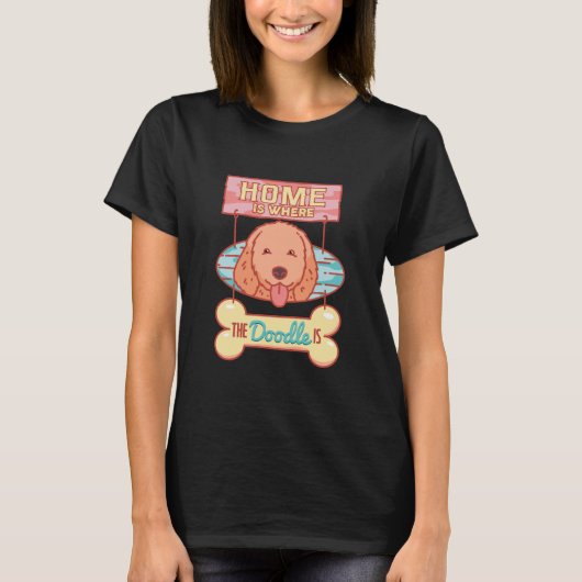 ゴルデンドル犬 Tシャツ (正面)