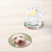 ゴルデンドル·スマイル ラウンドペーパーコースター (インサイチュ)