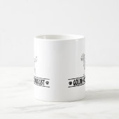 ゴルデンドーユーモアのあるドル コーヒーマグカップ (中央)